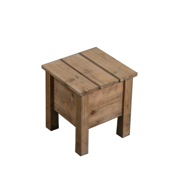 Mayco Vintage Antique Small Wood Stool for Living Room